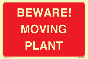 BEWARE! MOVING PLANT